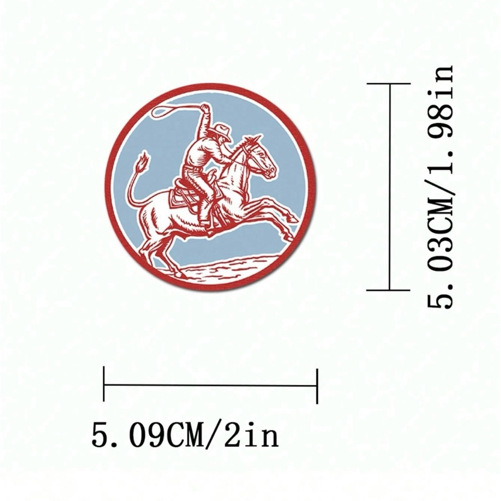50 Western Cowgirl Stickers Cowboy Rodeo Horses Bull Boot Hat Sheriff - Picture 9 of 11